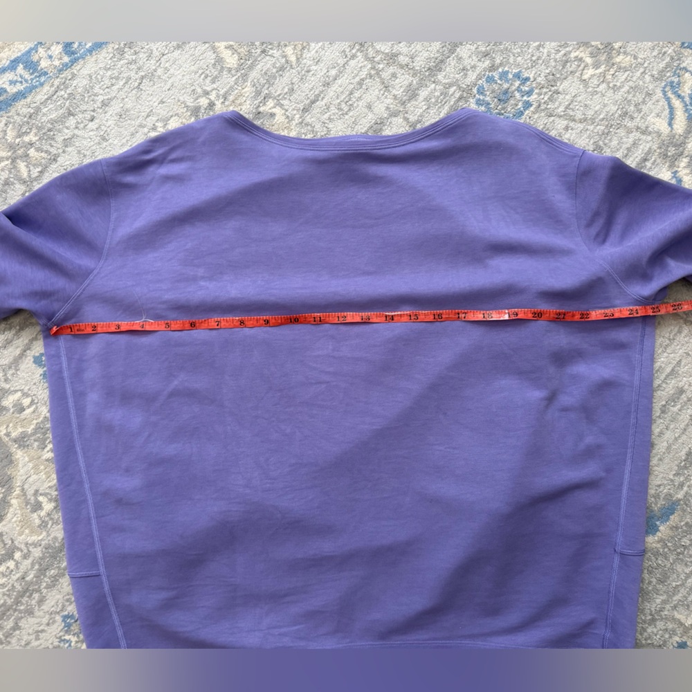 Lululemon Back in Action Long-Sleeve Shirt *Pique Dark Lavender - Picture 5 of 8